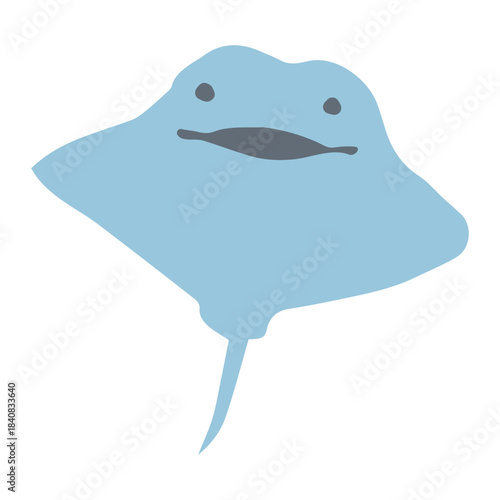 海のやさしいアイコンシリーズ｜マンタ / Gentle Sea Icon Series – Manta Ray