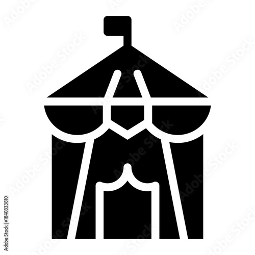 circus glyph icon