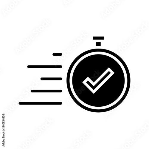 quick time icon, speed time vector icons isolated on white background - vector illustration eps10