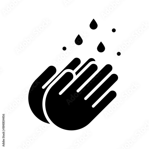 Washing hand icon, Washing hand sign vector for web site Computer and mobile app, eps10