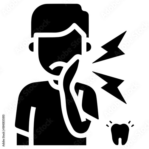 Toothache Pain Icon