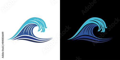 wave logo illustration