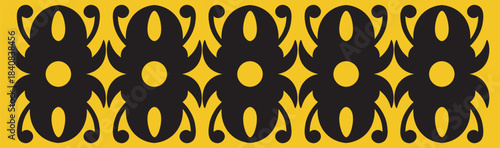 Floral Pattern. Traditional Pattern of Indonesia