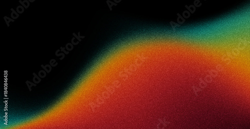 Sunset Tone Grainy Abstract Wave Gradient Background