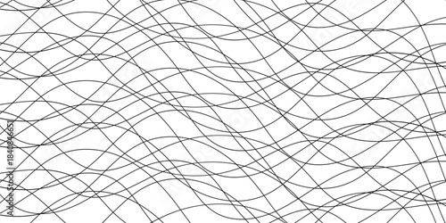 simple black chaotic line design for banner poster background.