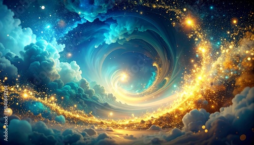 Cosmic Swirl A Glimpse into the Infinite Universe and Stellar Wonders