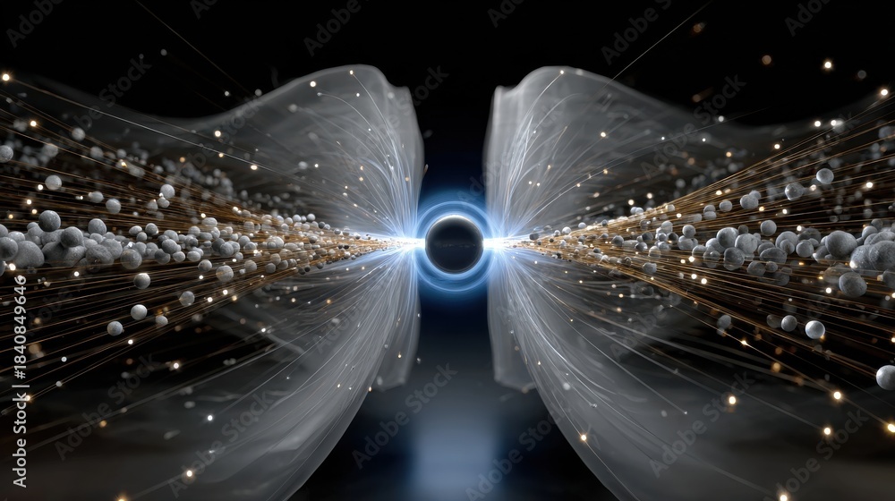 Obraz premium The image has a futuristic and otherworldly feel to it