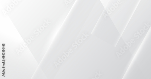 Abstract White and Grey Background  Modern Geometric Design