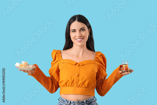 Beautiful woman with Turkis...