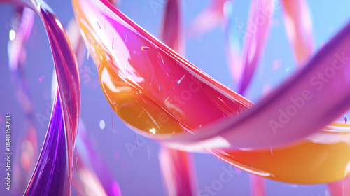 Abstract Ribbon Stream