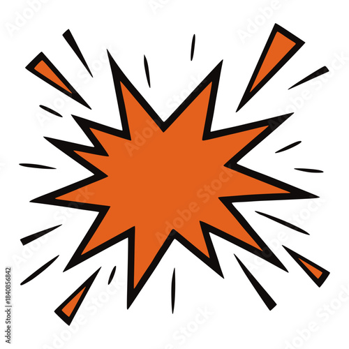 Speech bubble text effect comic flat color vector illustration template design