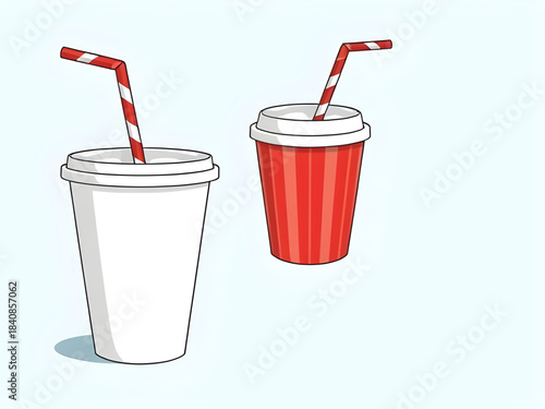 soft drink cup clipart, cola soda vector, beverage cartoon icon, takeout paper cup, soda cup label design, fizzy pop sticker, beverage cup decorative, cute soda container, fast food soda design, drink