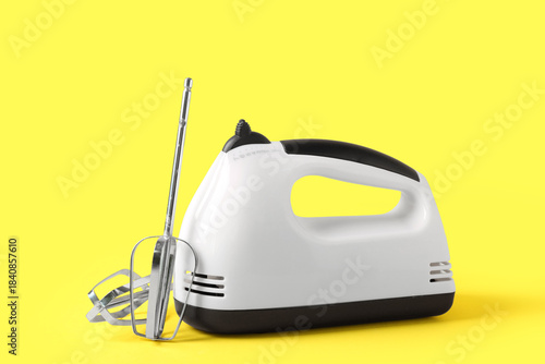 Electric mixer with chrome ...