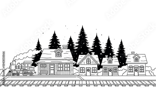 Abstract geometric composition with vibrant color palette