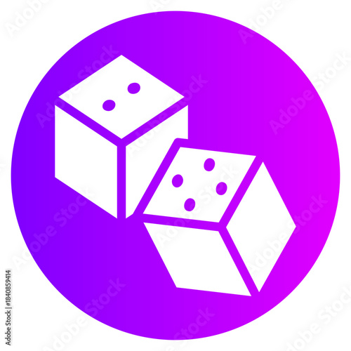 gambling gradient icon
