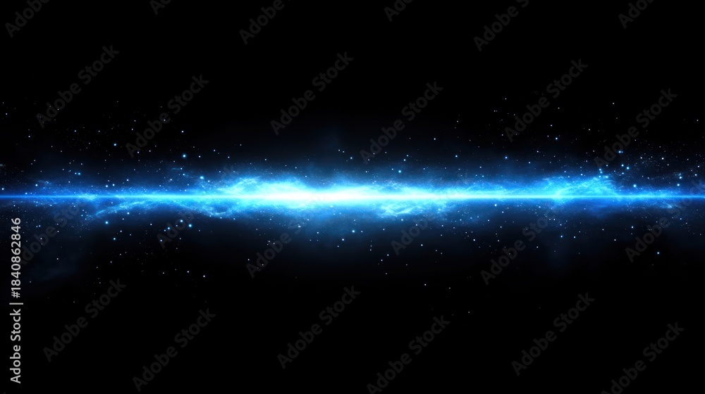 Obraz premium Abstract light streak, cosmic energy, digital art, use in background