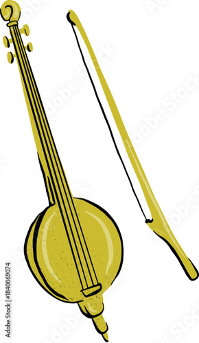 Rebab, Gamelan Indonesian Traditional Music Instrument