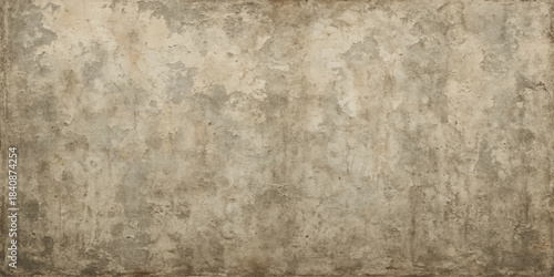 A worn vintage design featuring a stained brown parchment paper texture overlaid on an old grunge concrete wall with a rough aged pattern