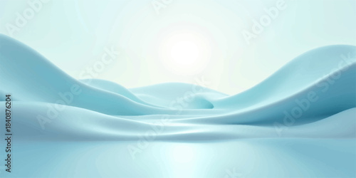 Abstract blue flowing water wave line pattern for business design background wallpaper