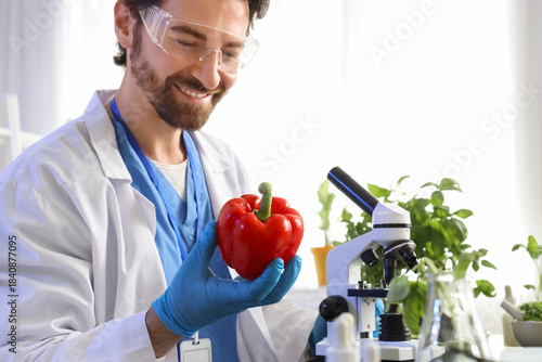 Male agricultural engineer ...