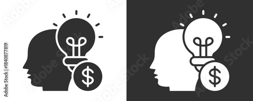 Ideas Icon Set Vector Collection Isolated In Black And White