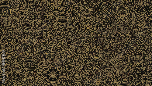 Vintage floral wallpaper pattern design with seamless texture and antique paper background