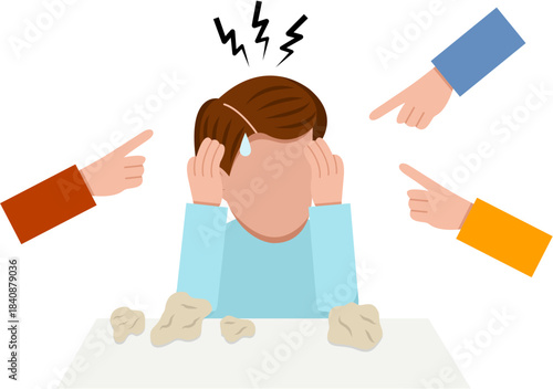 Male Office Worker Feeling Burnout 