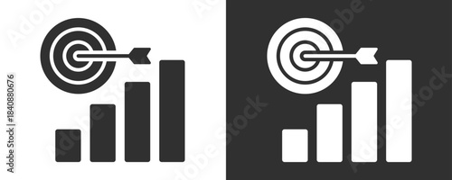Focus Icon Set Vector Collection Isolated In Black And White