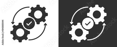 Transformation Icon Set Vector Collection Isolated In Black And White