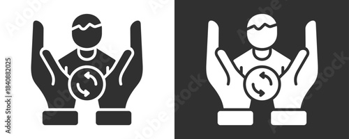 Retention Icon Set Vector Collection Isolated In Black And White