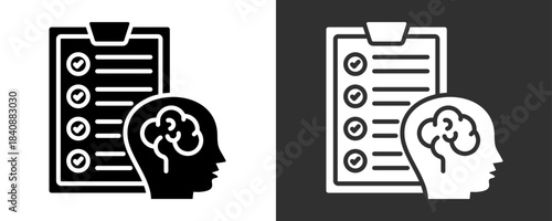 Competency Icon Set Vector Collection Isolated In Black And White