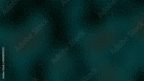 Deep Teal Frosted Glass Texture With Dark Reflections