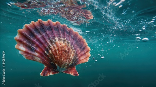Seashell underwater