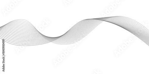 Premium abstract background design with wave line pattern texture in luxury pastel color.