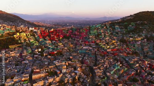 View of Mexico City - Sunset