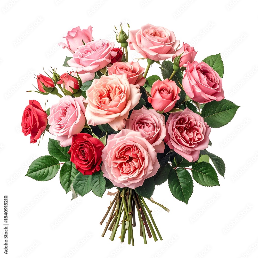 Obraz premium Fresh blooming roses showing natural beauty high resolution picture