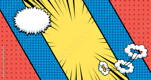 Wallpaper Mural Geometric Shape Decorative Comic Background Torontodigital.ca