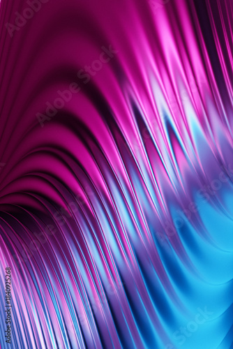 3d illustration of a classic  abstract gradient background with lines. PRint from the waves. Modern graphic texture. Geometric pattern.
