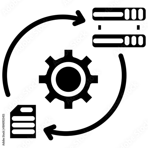 Data transformation Icon