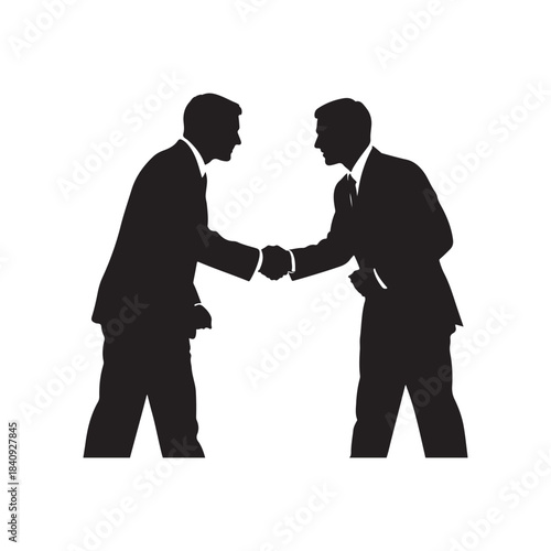 "Two Strategic Partners Exchange a Deliberate Handshake: Aligning Vision, Risk, and Mutual Ambition"