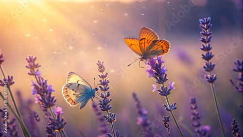 Fototapeta Naklejka Na Ścianę i Meble -  butterfly on the meadow