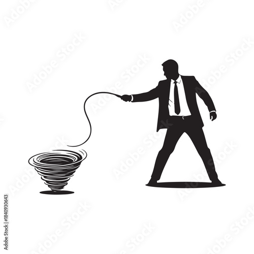 "Taming the Vortex: A Strategic Debater Wrestles Chaos, Quietly Steering Toward Clarity and Resolve"