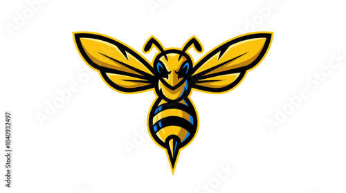 Fierce green goblin warrior mascot in armor, a mythical fantasy character illustration for gaming