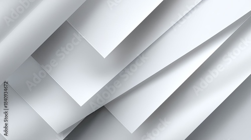 Wallpaper Mural Abstract Arrangement of White Paper Sheets with Subtle Texture and Depth for Creative Background Use Torontodigital.ca