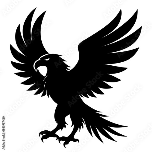 Eagle silhouette design