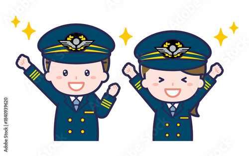 パイロット／2人組／男女 03