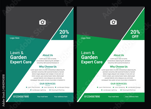 lawn care landscape and gardening flyer template, best lawn care Service business flyer, lawn mowing flyer, lawn maintenance flyer, professional business flyer  Lawn mower landscaping garden service f
