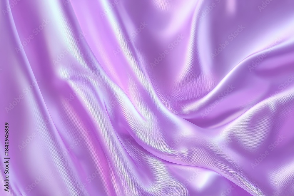 Fototapeta premium Luxurious purple fabric with soft light shining through, creating an enchanting ambiance perfect for elegant backgrounds and stylized designs