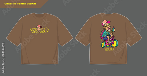 Neon Graffiti Skull Boy