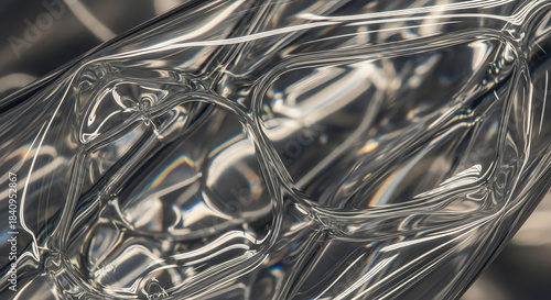 Glass Bottle Cluster Abstract